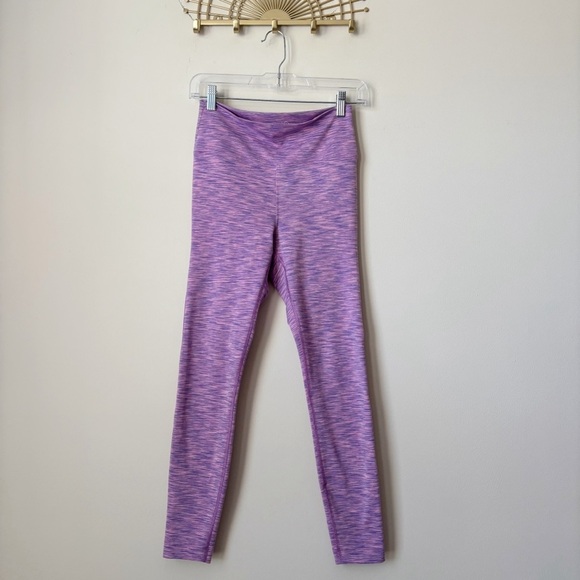 Outdoor Voices Flow Leggings Small High Waist 7/8 Spacedye Hyacinth Purple - Picture 10 of 10
